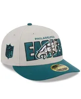 New Era Men's Stone, Midnight Green Philadelphia Eagles 2023 NFL Draft Low  Profile 59FIFTY Fitted Hat