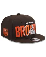 Men's New Era Stone/Brown Cleveland Browns 2023 NFL Draft 9FORTY Adjustable  Hat