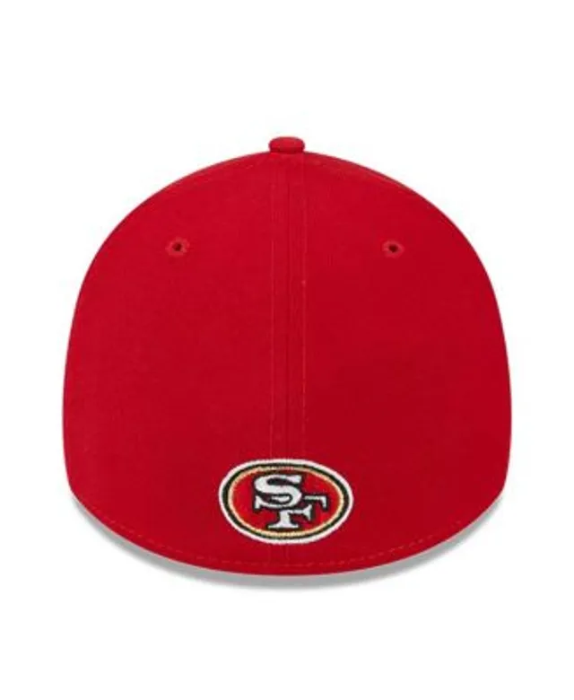 Men's New Era Stone/Scarlet San Francisco 49ers 2023 NFL Draft on Stage 59FIFTY Fitted Hat