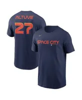 Nike Houston Astros Navy Blue Wordmark Short Sleeve T Shirt