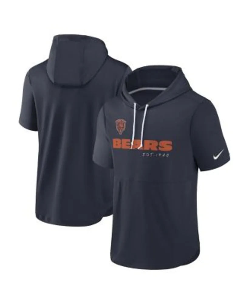 Chicago Bears Nike RFLCTV Chevron Pullover Hoodie - Black