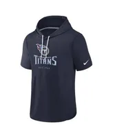 Women's Nike Navy Tennessee Titans Sideline Stack Performance Pullover  Hoodie