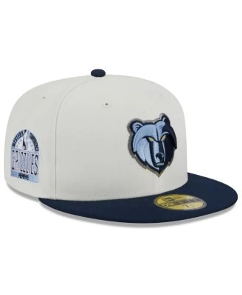 Men's New Era Turquoise Memphis Grizzlies Breeze Grilled Yellow Undervisor  59FIFTY Fitted Hat