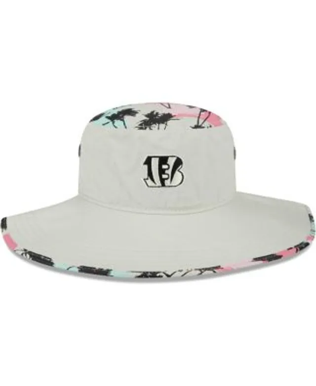 Lids Miami Dolphins New Era Retro Beachin' Bucket Hat - Khaki