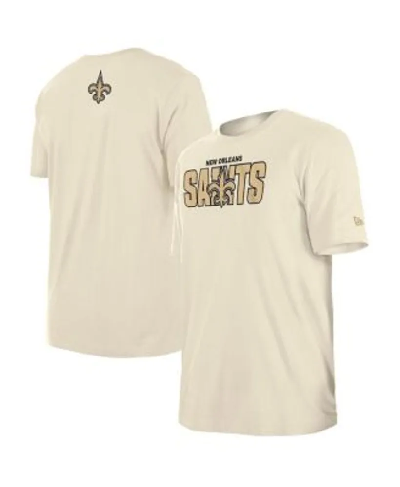 Men's New Era Cream/Black New Orleans Saints 2023 Sideline