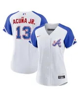 Ronald Acuna Jr. Atlanta Braves Nike Blue Jersey