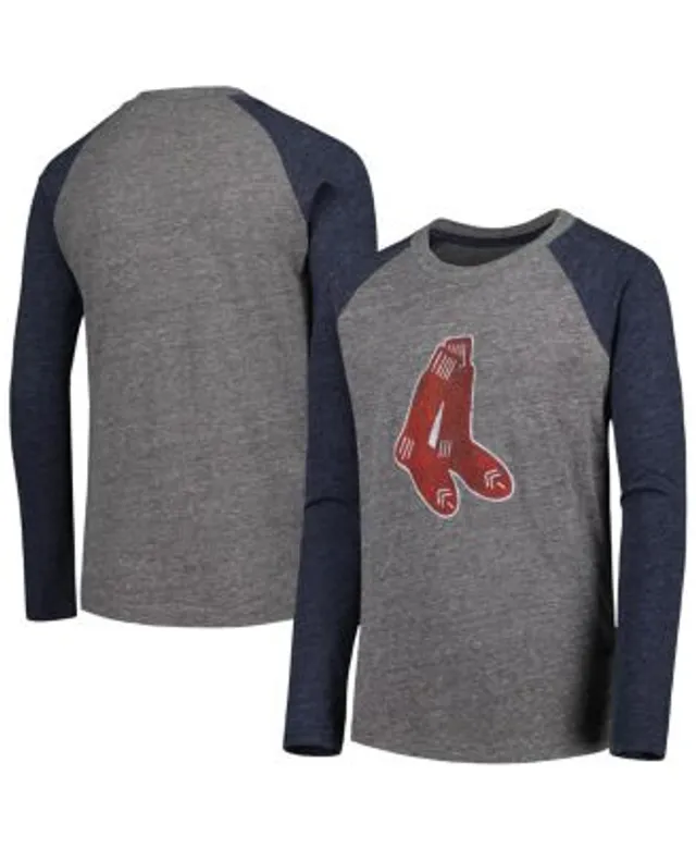 Nike Men's Navy Boston Red Sox Rewind Retro Tri-Blend T-shirt