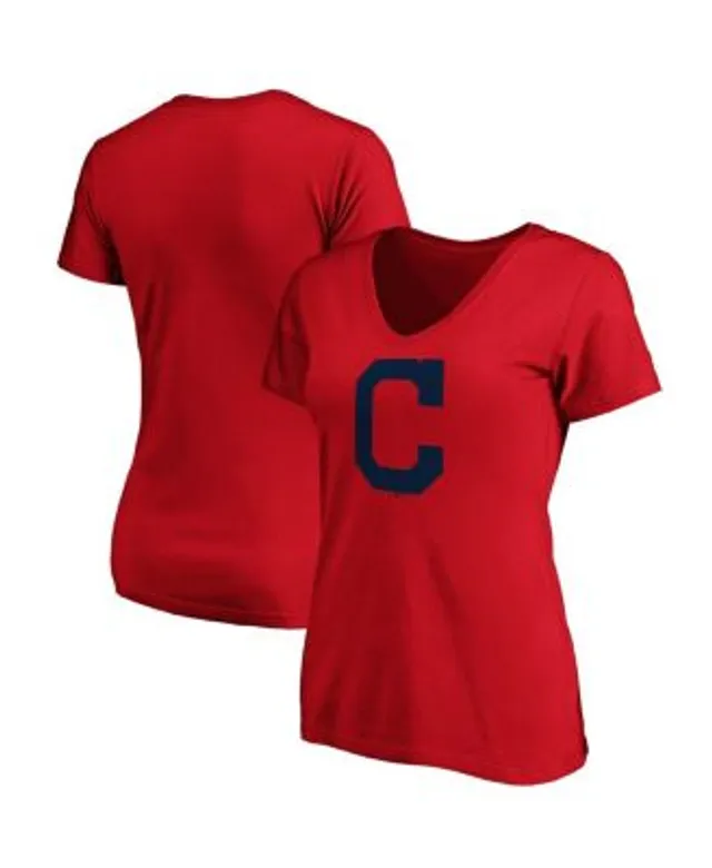 Washington Nationals Fanatics Branded Women's Core Official Logo V-Neck  T-Shirt - Heathered Gray