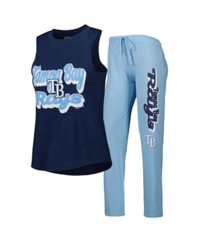 CONCEPTS SPORT Women's Concepts Sport Light Blue/Royal Kansas City Royals  Meter Muscle Tank Top & Pants Sleep Set