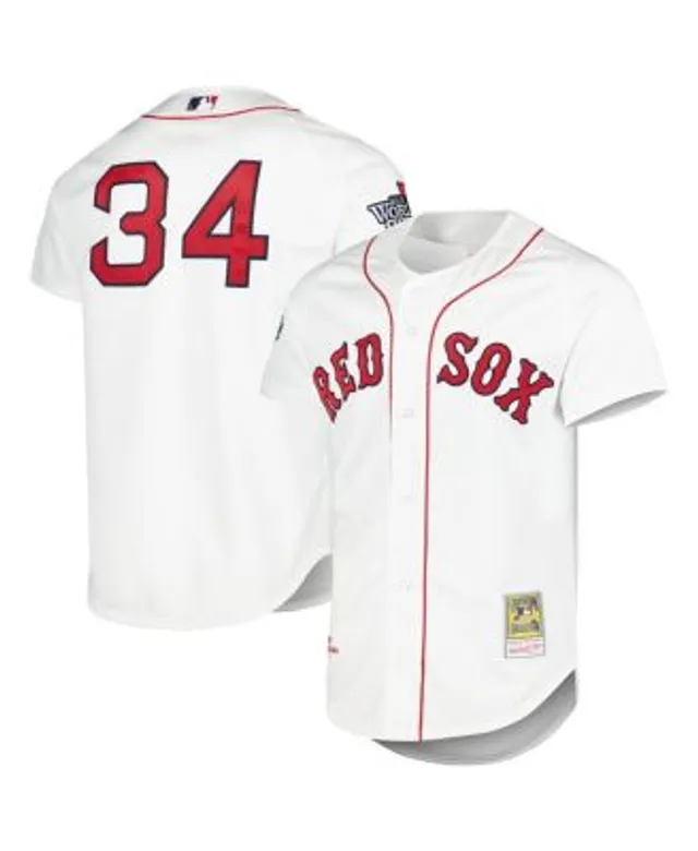 Men's Boston Red Sox Pedro Martinez Mitchell & Ness White 1999 Cooperstown  Collection Home Authentic Jersey