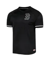 Stitches Black Chicago White Sox Button-Down Raglan Replica Jersey