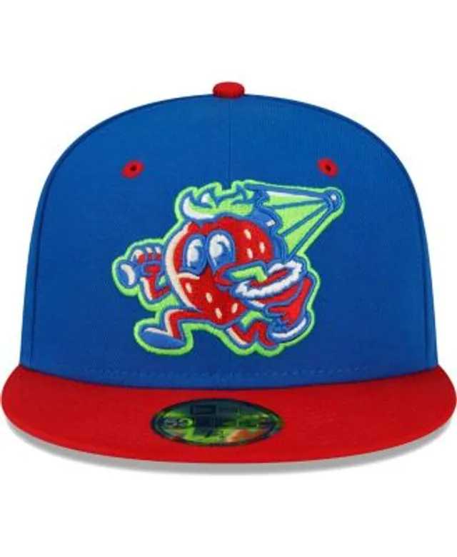 Peoria Chiefs New Era Alternate 2 Authentic Collection 59FIFTY Fitted Hat -  Light Blue/Red