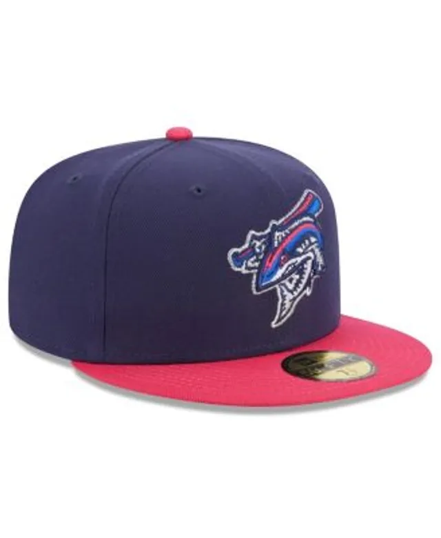 New Era Navy Pensacola Blue Wahoos Authentic Collection Team Game 59fifty  Fitted Hat