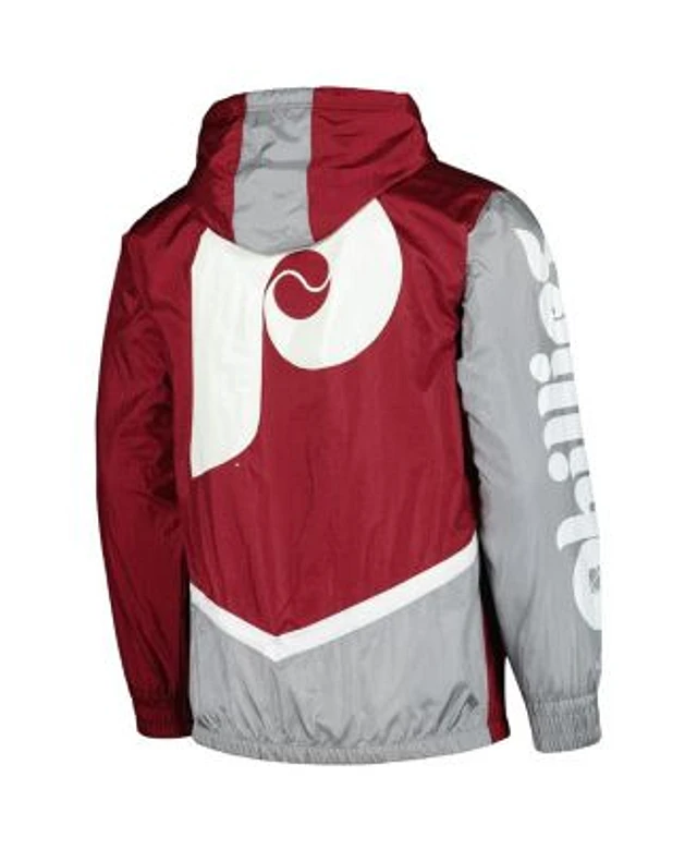 Philadelphia Phillies Red Women's Vintage Full-Zip Hoodie by Nike