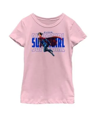 Girl's The Flash Super girl Sky Flight  Child T-Shirt