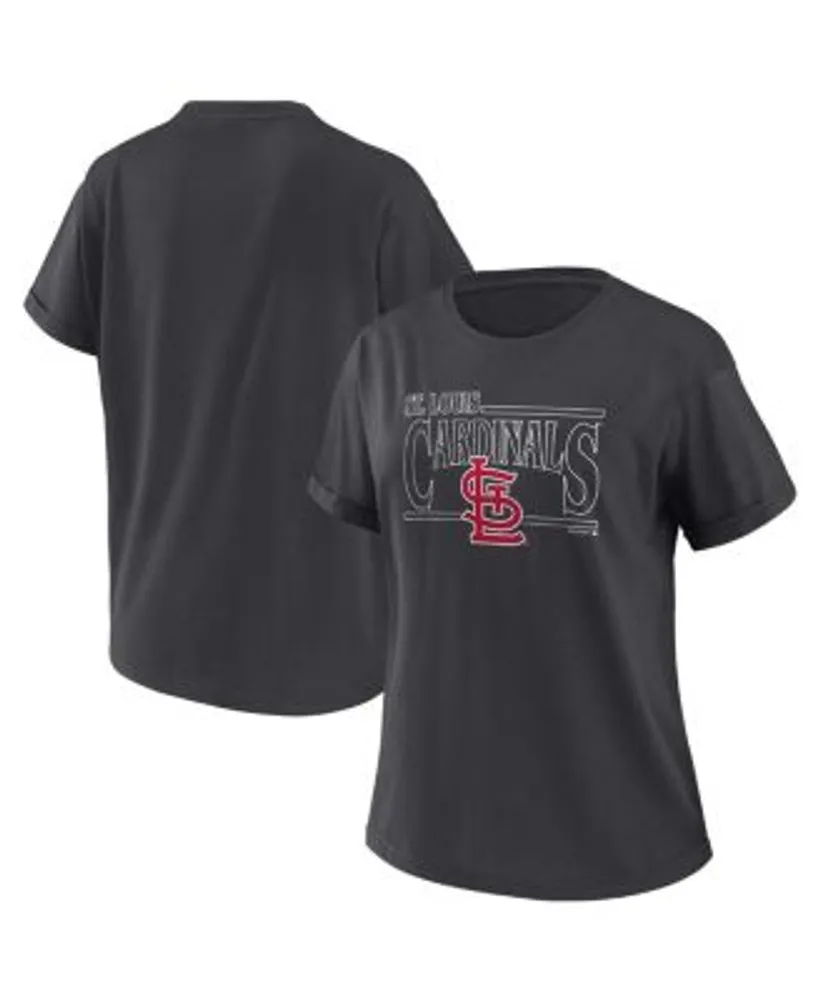 St. Louis Cardinals Youth Distressed Logo T-Shirt - Gray