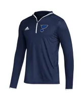 adidas Men's Heathered Gray St. Louis Blues Fashion Full-Zip