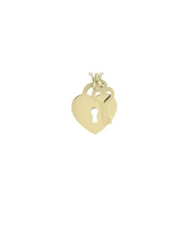 Macy's Lock Pendant in 14k Yellow Gold - Macy's