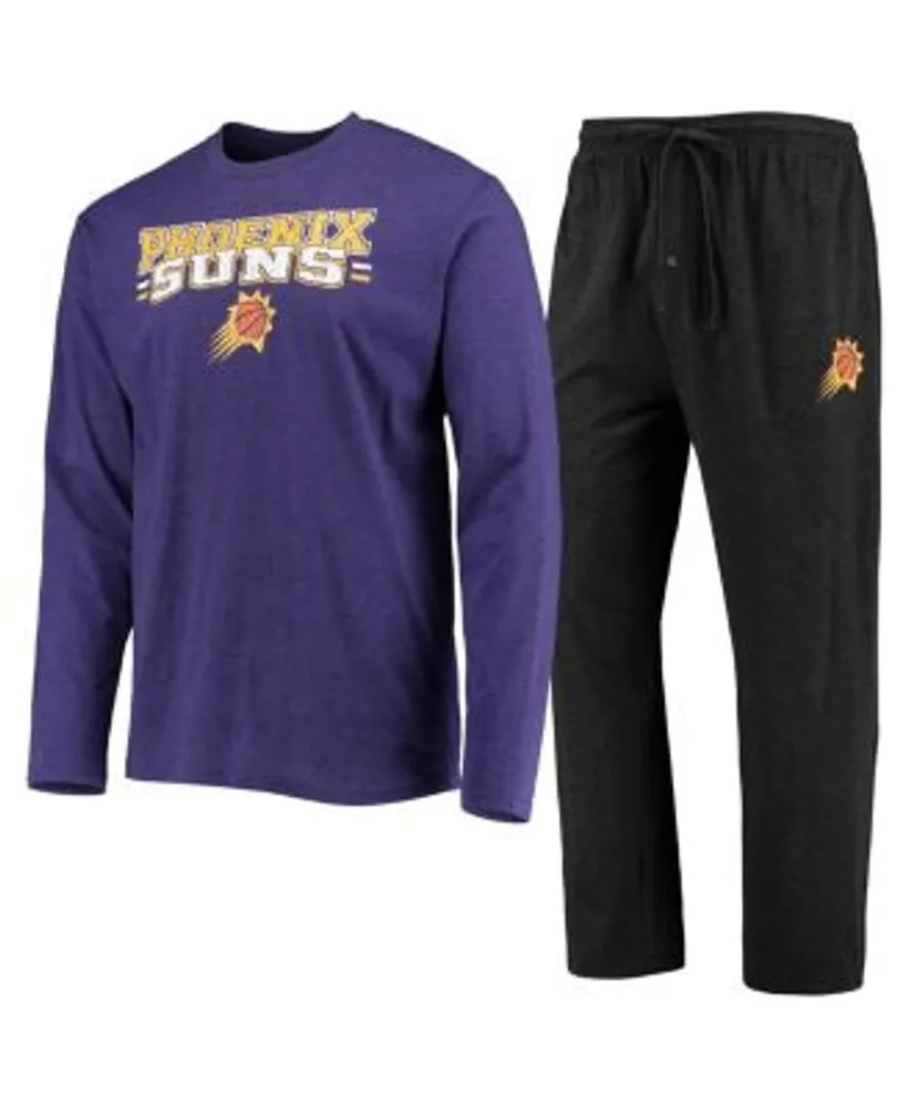 Concepts Sport Men's Black, Purple Phoenix Suns Long Sleeve T-shirt and  Pants Sleep Set
