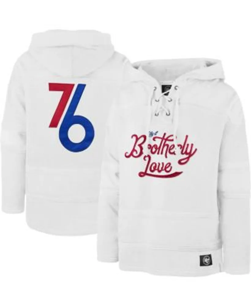 PHILADELPHIA 76ers PULLOVER HOODIE SWEATSHIRT SIZE Youth MED by NBA FANATICS