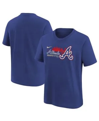 Youth Atlanta Braves Red Wordmark Team T-Shirt