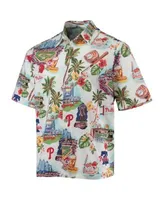 Reyn Spooner Men's White Boston Red Sox Scenic Button-Up Shirt - Macy's