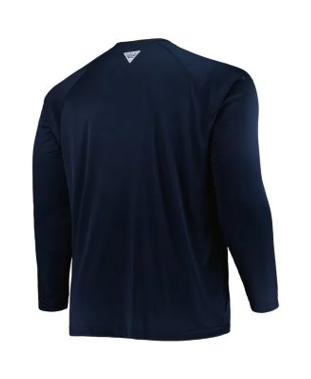 Columbia Youth Dallas Cowboys Terminal Navy Tackle Long Sleeve T-Shirt