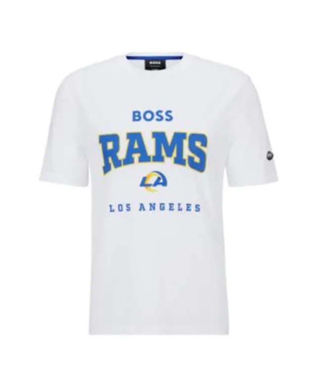 BOSS - BOSS x NFL stretch-cotton T-shirt with collaborative branding