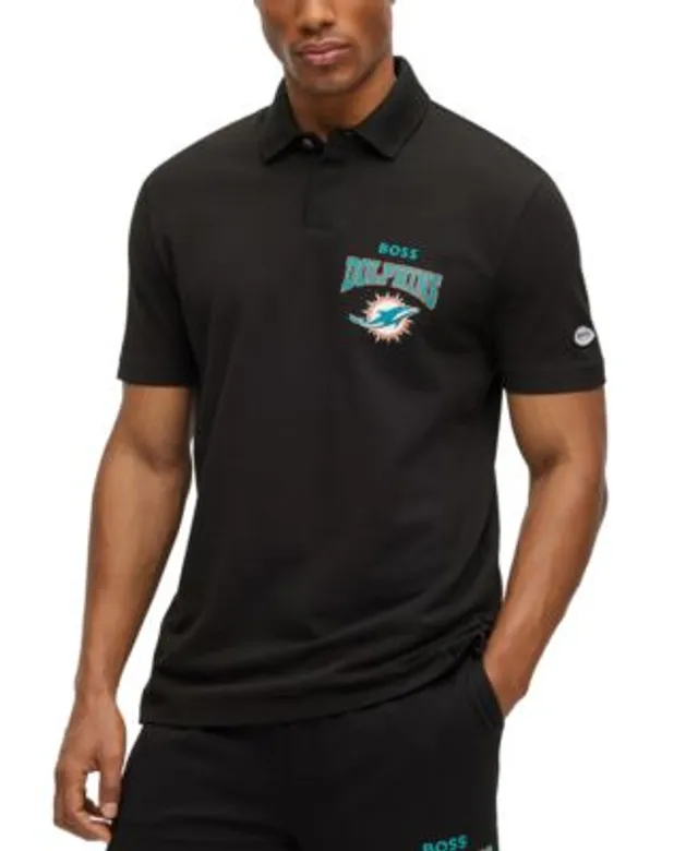 Profile Men's Aqua Miami Dolphins Big and Tall Team Color Polo