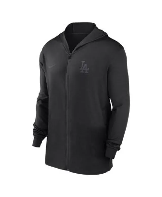 Los Angeles Dodgers Nike Authentic Collection Game Time Performance  Half-Zip Top - Black