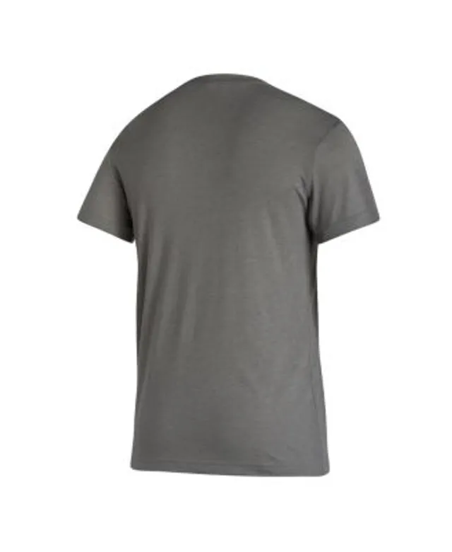 Men's Adidas Gray Louisville Cardinals Basics Heritage Tri-Blend T-Shirt Size: Medium