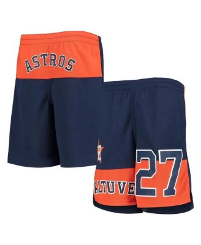 Youth Jose Altuve Navy Houston Astros Pandemonium Name & Number Shorts