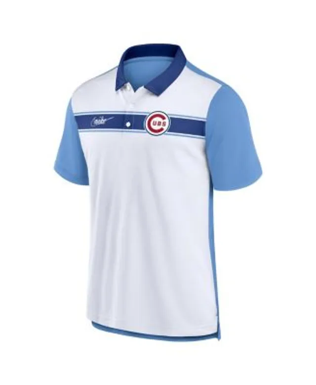 Lids Chicago Cubs Big & Tall Sublimated Polo - White/Royal