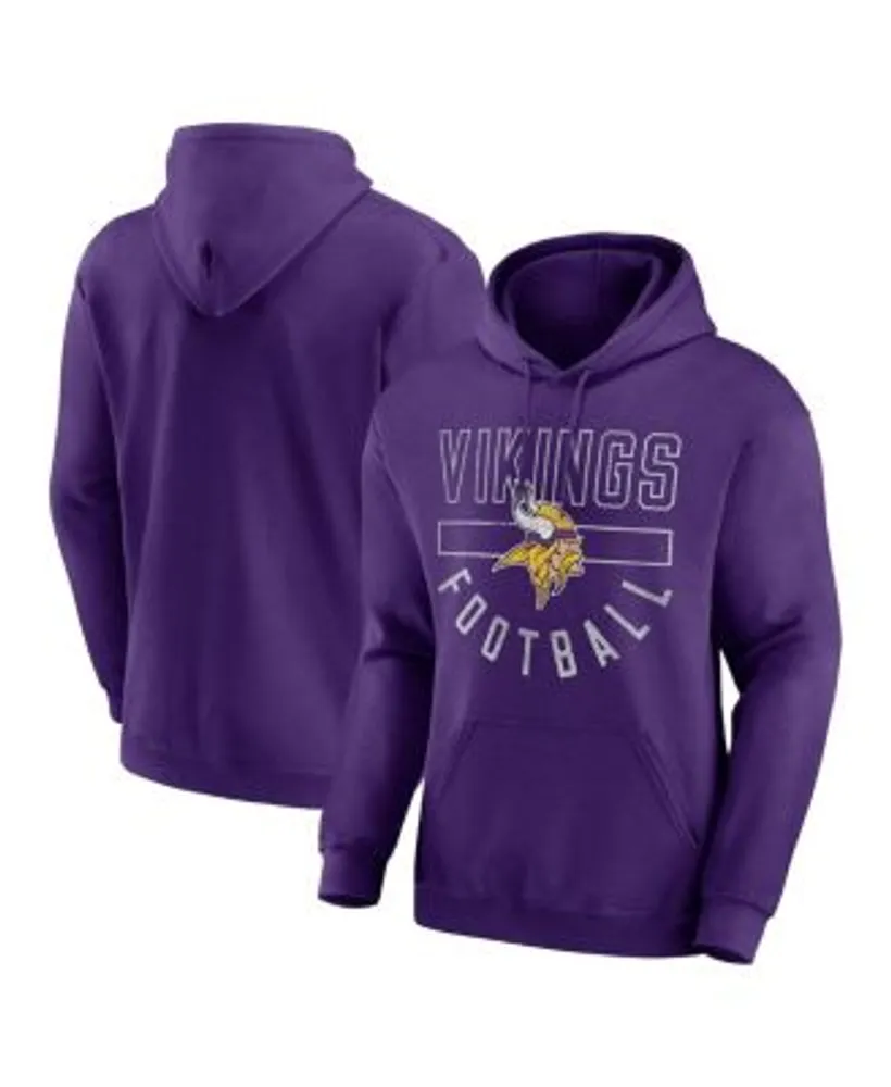 Fanatics Men's Branded Purple Minnesota Vikings Bubble Screen Pullover  Hoodie