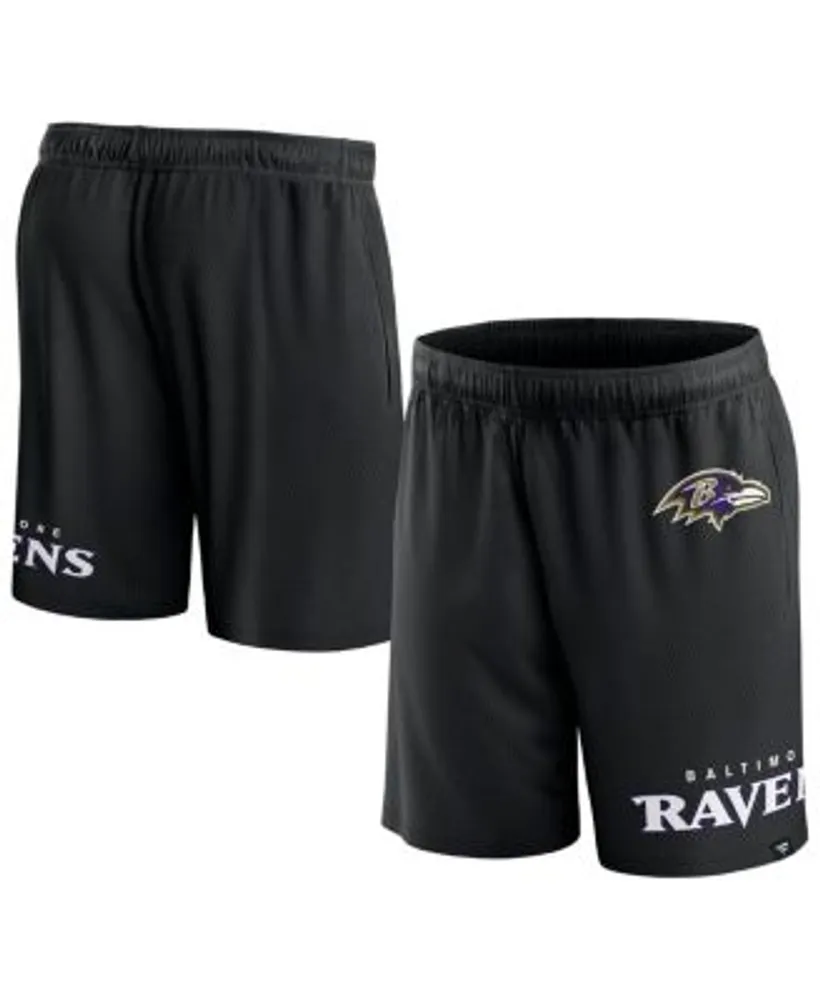 Fanatics Men's Branded Black Baltimore Ravens Clincher Shorts