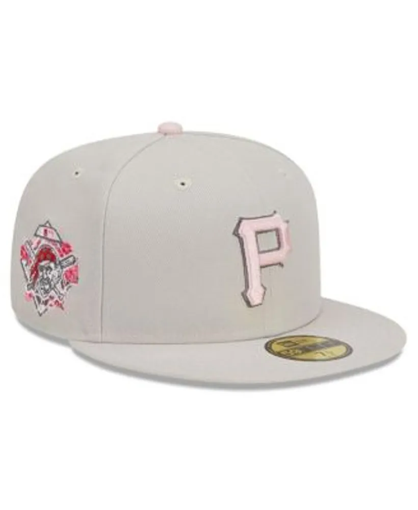 New Era 59Fifty Men Women Cap Basic Pittsburgh Pirates White on White  Fitted Hat