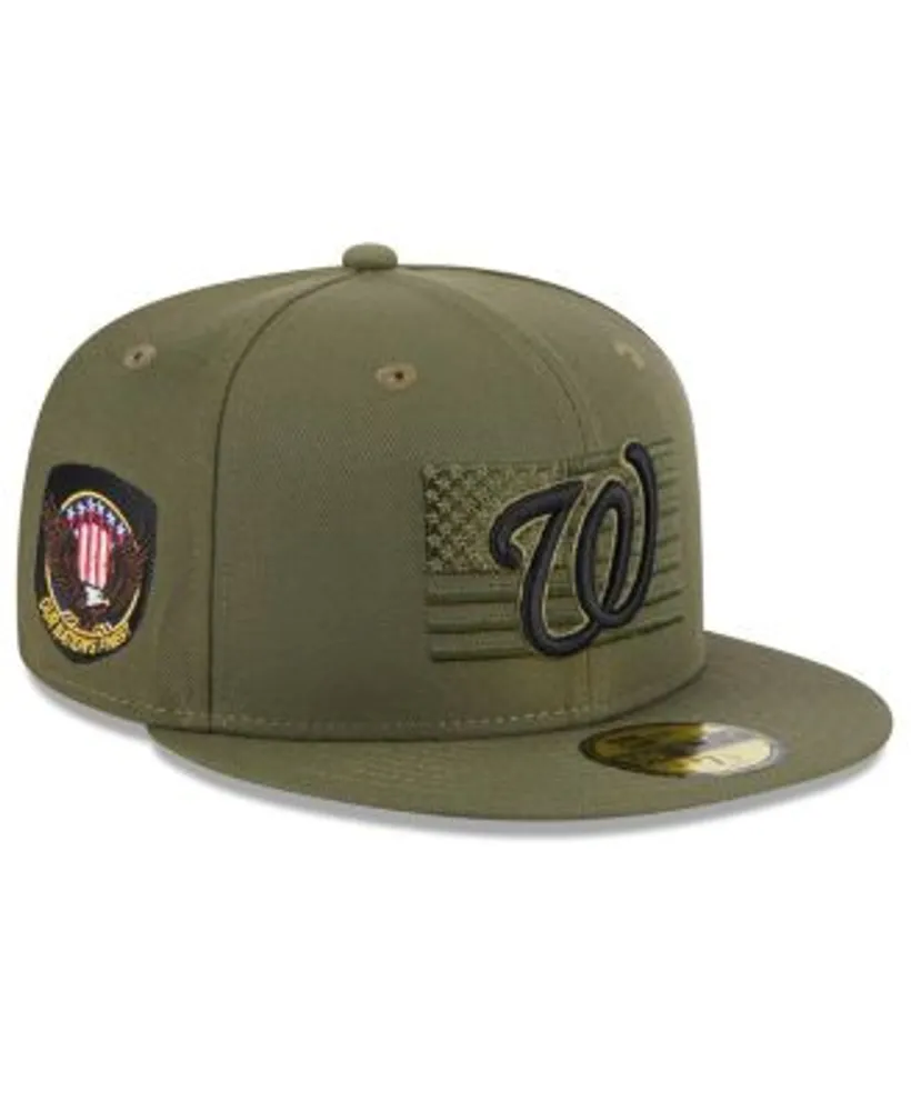 New Era Men's Washington Nationals 59Fifty Game Red Authentic Hat