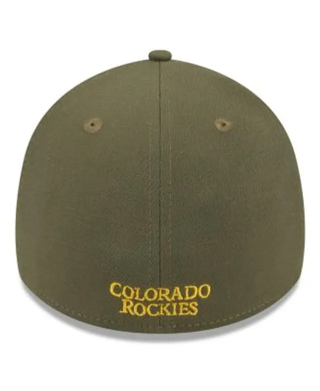 Colorado Rockies New Era 2021 Father's Day 39THIRTY Flex Hat - Black