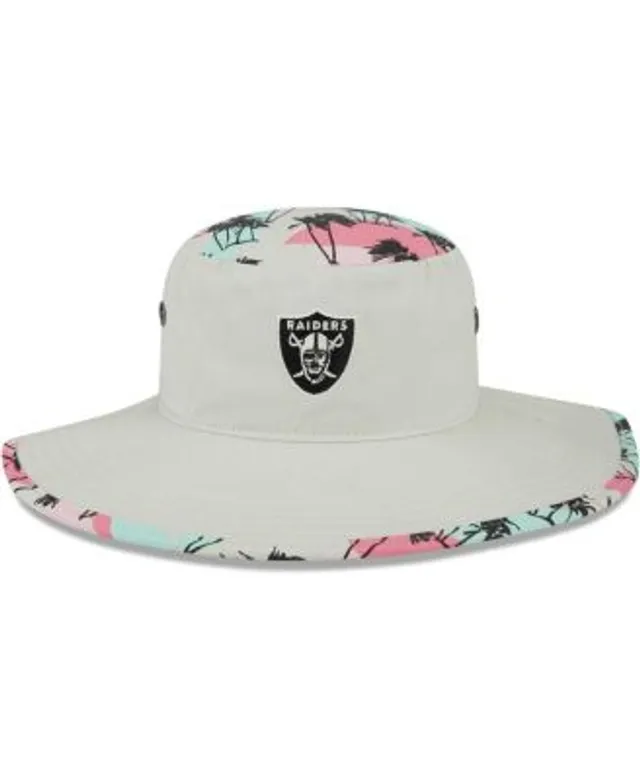 New Era White Las Vegas Raiders Botanical Bucket Hat