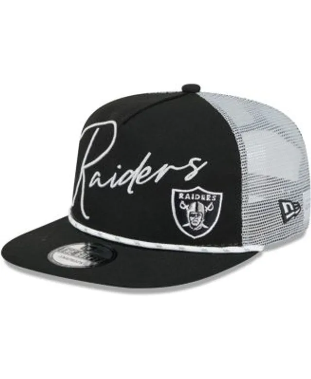 New Era Las Vegas Raiders Ladies Rapid Pace Adjustable Visor - White