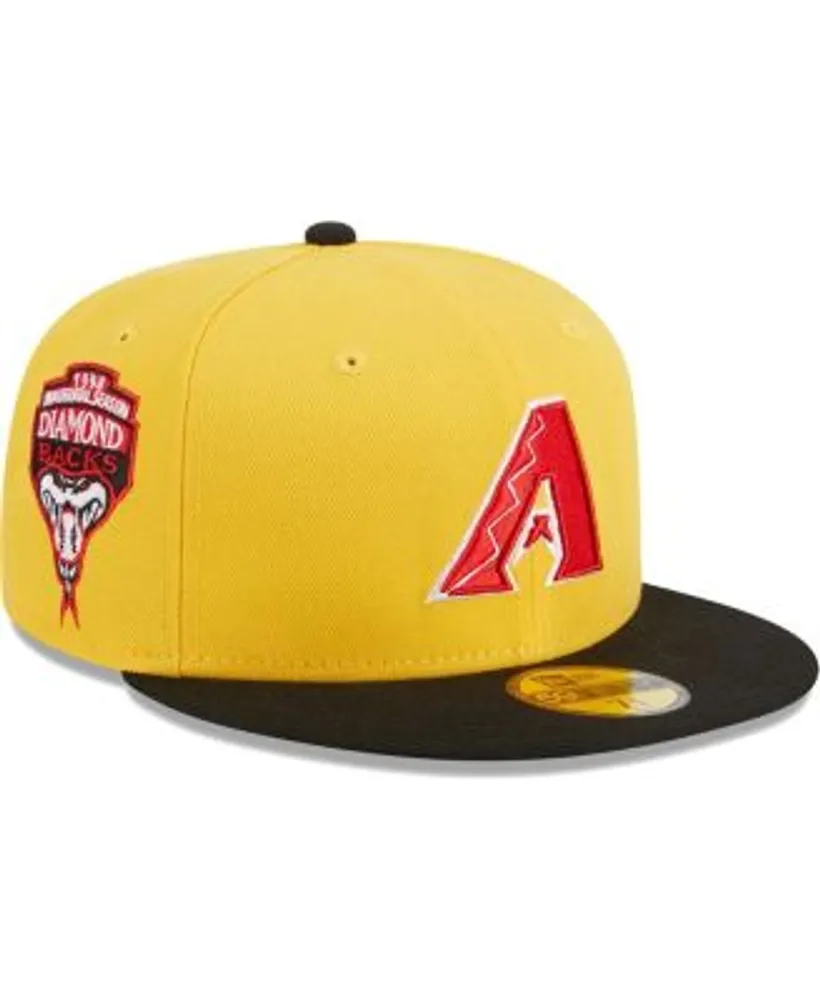 Houston Astros New Era Grilled 59FIFTY Fitted Hat - Yellow/Black