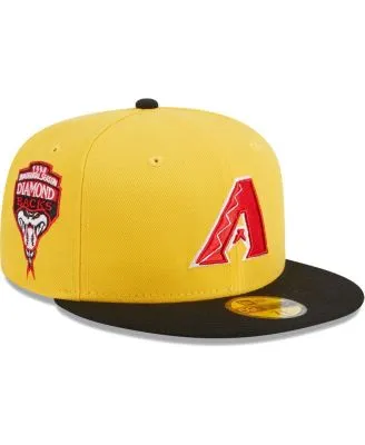 Men's Atlanta Braves New Era Yellow/Black Grilled 59FIFTY Fitted Hat