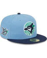 New Era Men's Navy Toronto Blue Jays Logo White 59FIFTY Fitted Hat - Macy's