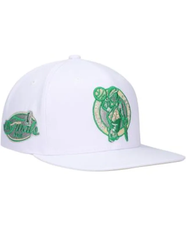 Men's Mitchell & Ness White/Light Blue Boston Celtics Pastel Snapback Hat