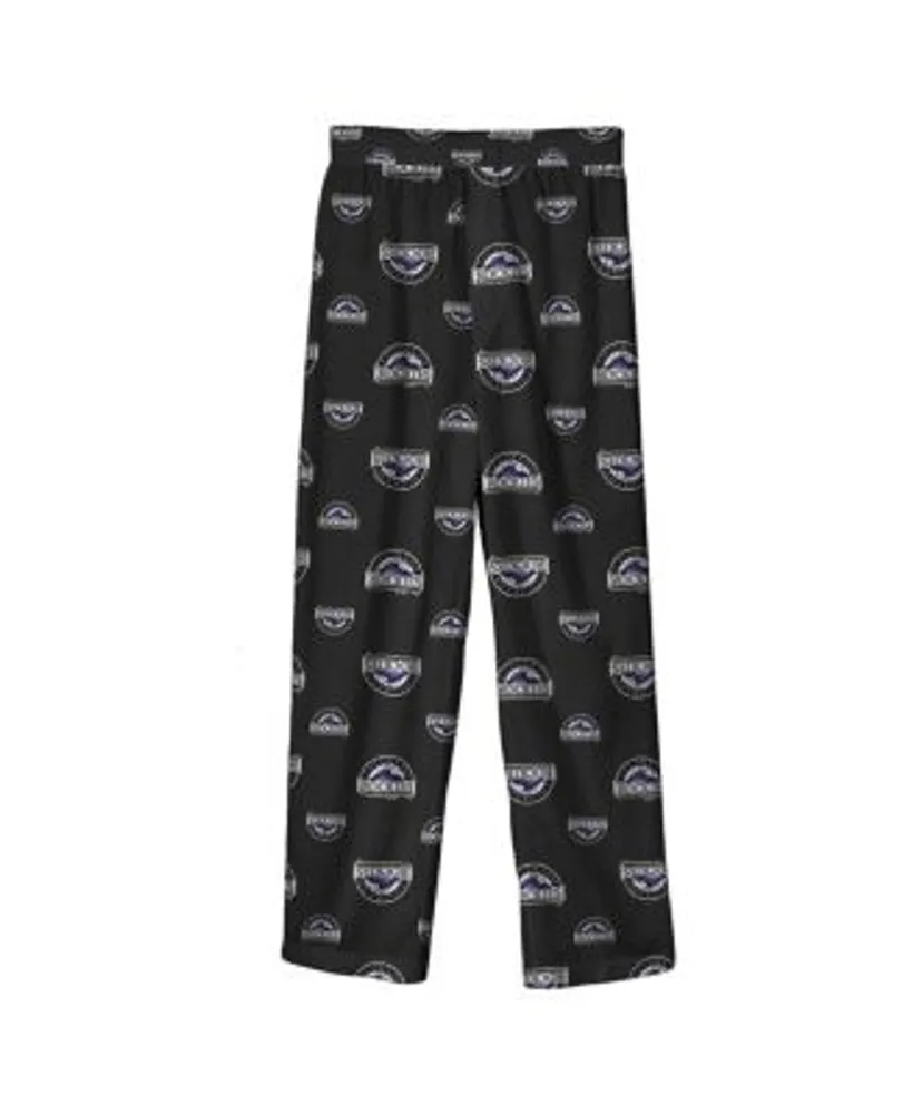 Outerstuff Youth Boys and Girls Black Colorado Rockies Team Color Logo  Pants