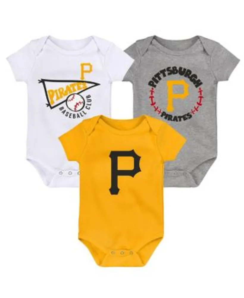 Outerstuff Big Boys and Girls Black Pittsburgh Pirates Logo