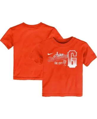 MLB San Francisco Giants Wordmark T-Shirt, Orange, Medium 