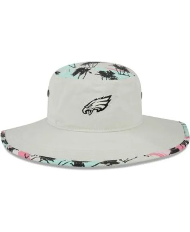 KTZ Khaki Cincinnati Bengals Retro Beachin' Bucket Hat in White for Men