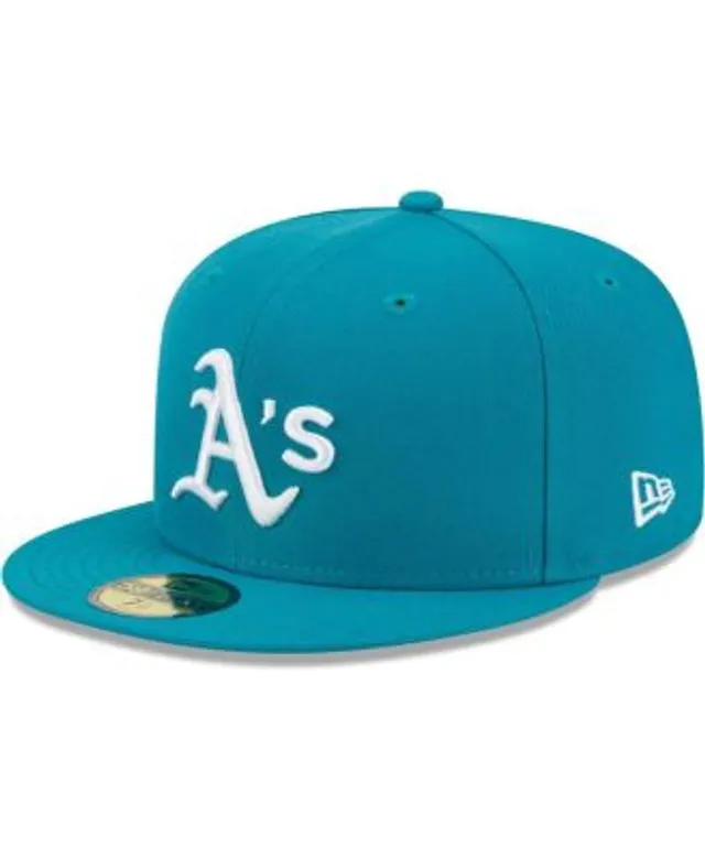 Men's New Era Green Oakland Athletics 9/11 Memorial Side Patch 59FIFTY Fitted Hat