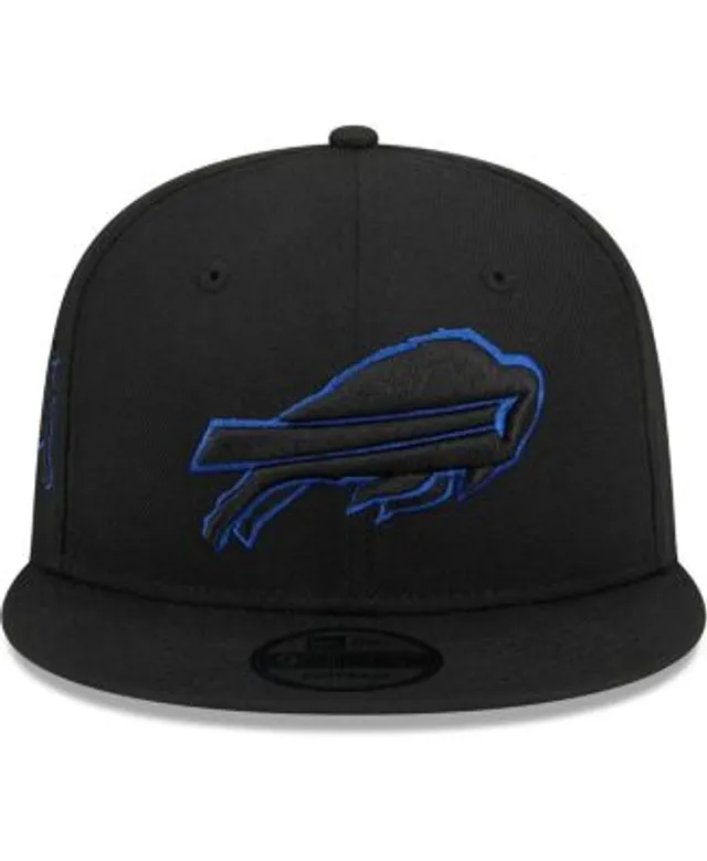 New Era Men's Black Buffalo Bills Goth Side Script 9FIFTY Snapback